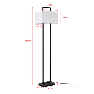 Sigdal gulvlampe sort/hvid [lux.pro]