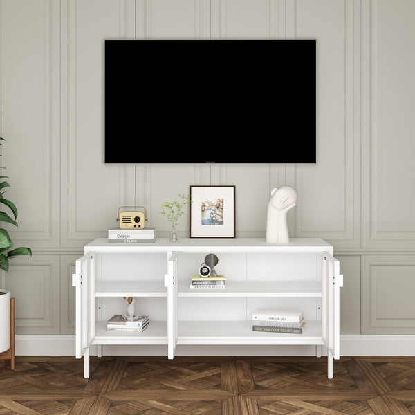 TV-skab Castelli 114 x 40 x 60 cm stål [en.casa]