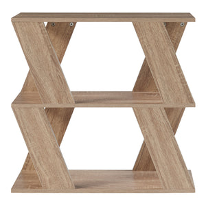 Sidebord Nome 60x22x57cm egetræslook [en.casa].