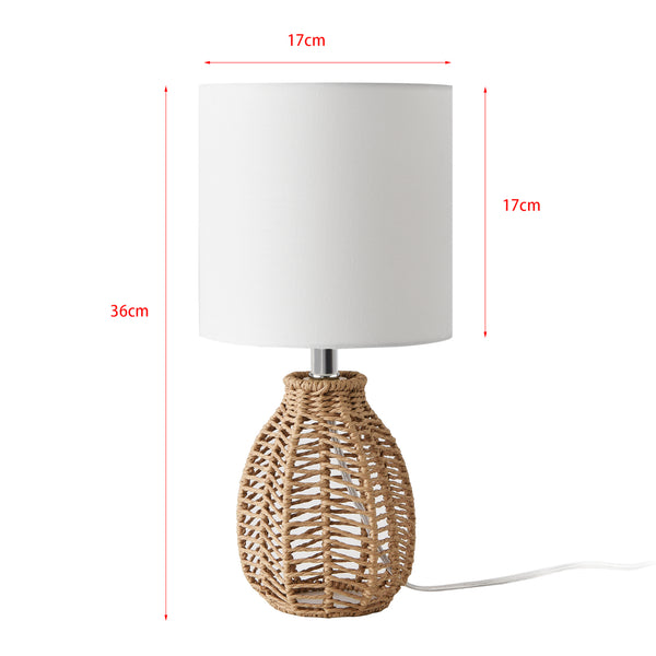Alfreton bordlampe hvid [lux.pro].
