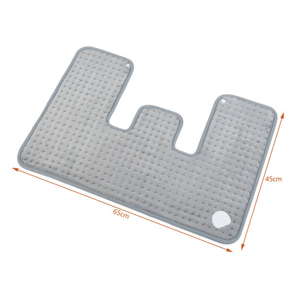 Elektrisk varmepude Borrello 100W 65x45cm Grå [en.casa].