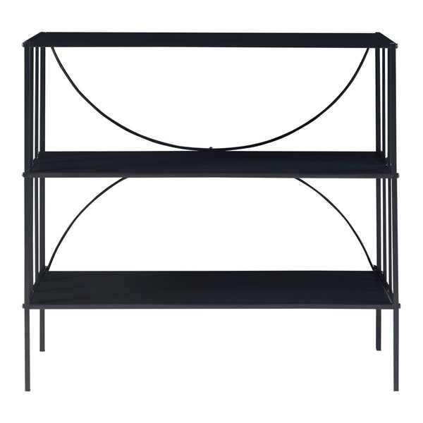 Konsolbord Baarn 65,5x70x32 cm sort [en.casa].
