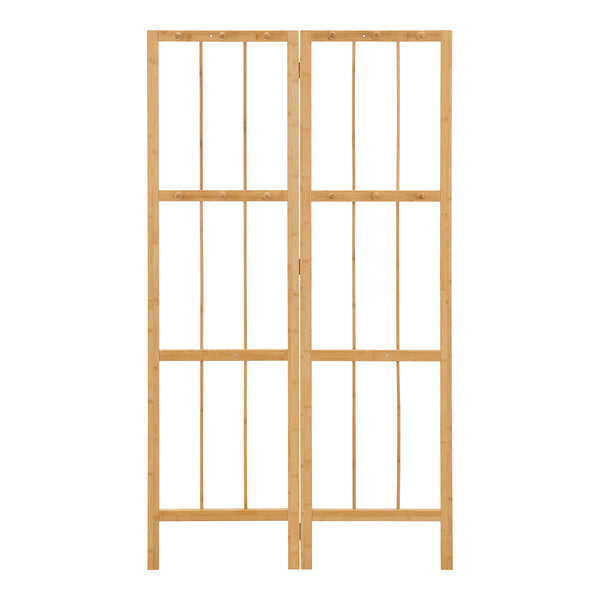 Hjørnegarderobe Hyllestad 165,5x92x8cm Bambus [en.casa]