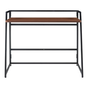 Klapbord Ringerike 104,5x53x85,5cm sort/valnød [en.casa].