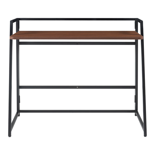 Klapbord Ringerike 104,5x53x85,5cm sort/valnød [en.casa].