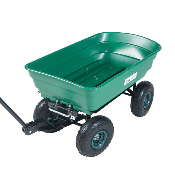 Bollerwagen Corfinio 111x51 cm maks. 250 kg Grøn/Sort [pro.tec]