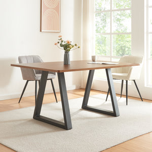 Bordstel sæt med 2 Lyngby 72x55/70cm sort [en.casa].