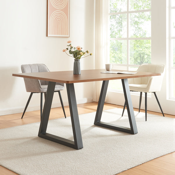 Bordstel sæt med 2 Lyngby 72x55/70cm sort [en.casa].