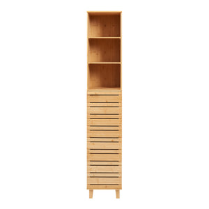 Høj enhed Epind 180x33x30 cm bambus [en.casa]