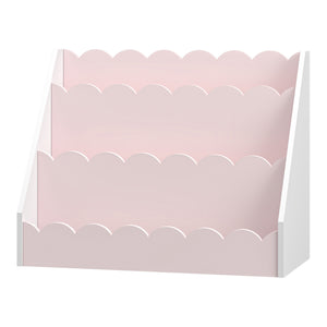 Børnehylde Vestnes 48x61x30 cm Cotton Candy/White [en.casa]