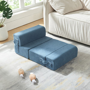 Kæledyrstrappe Joelerhatra 4-delt 45x50x45 cm Cord Blue [en.casa]