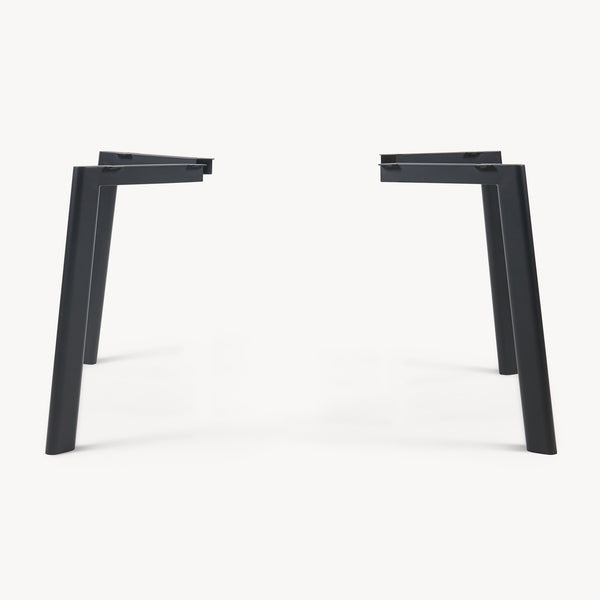 Hostang bordben sæt med 4 stk. 50x8x71 cm sort [en.casa]