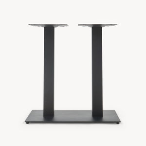 Bordstel Vadejord stål 70x40x73 cm sort [en.casa]