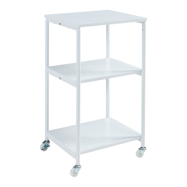 Rulbart printerbord Janertu 82x39x35 cm Hvid [en.casa]