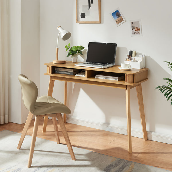 Konsolbord Tysvær 110x40x78 cm Bambus [en.casa]