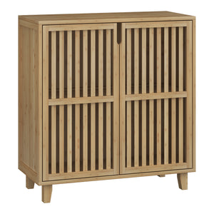 Sirgerg sideskab 77x72x33 cm naturlig bambus [en.casa]