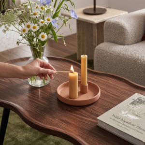 Sofabord Ken 100 x 60 x 47 cm valnødslook [en.casa]