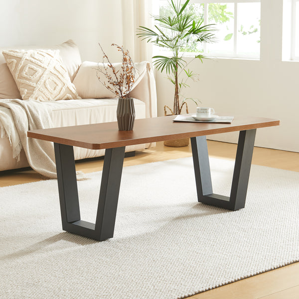 Bordstel 2 stk. sæt Lalling Sort [en.casa]