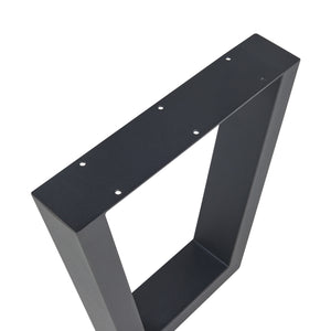 Bordstel 2 stk. sæt Lalling Sort [en.casa]