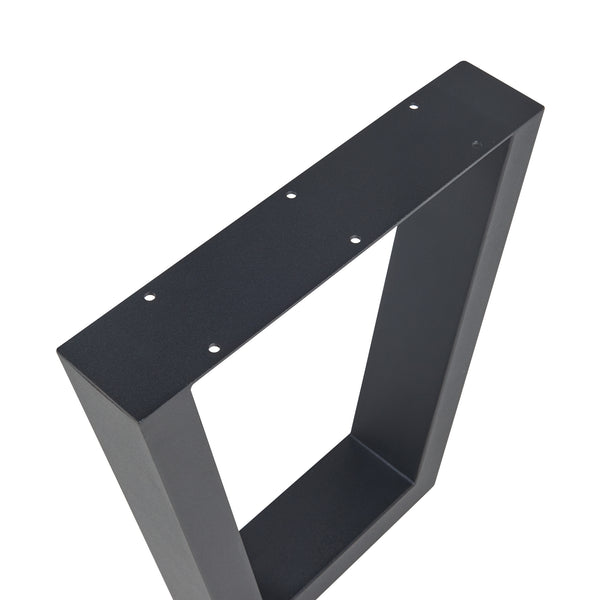 Bordstel 2 stk. sæt Lalling Sort [en.casa]