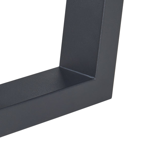 Bordstel 2 stk. sæt Lalling Sort [en.casa]