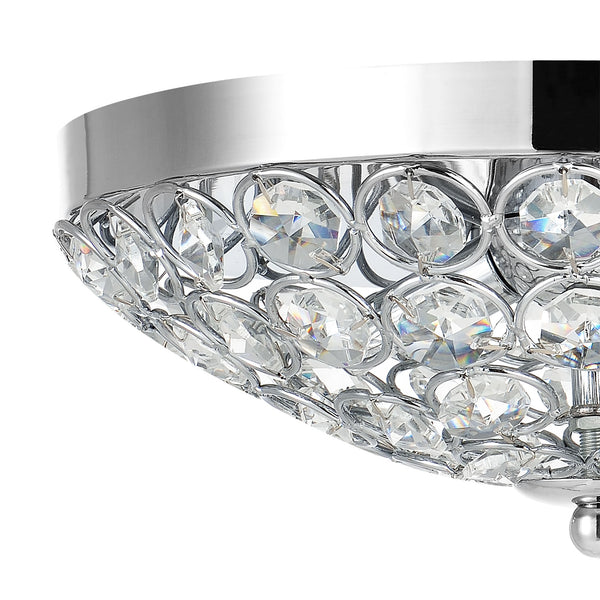[lux.pro]® Loftlampe Softila - 2xG9 max. 28W - aluminium - kromfarvet