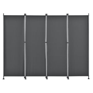 [pro.tec]® Indsynsbeskyttelse - 4 paneler - 215x170cm - pulverlakeret stål - vejrbestandig - i forskellige farver