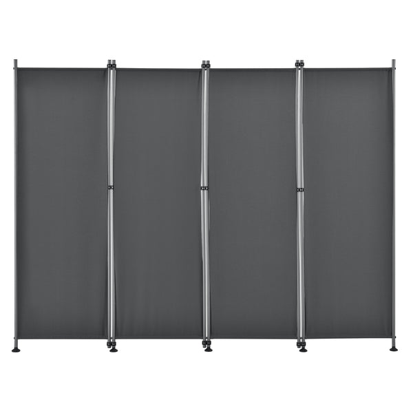 [pro.tec]® Indsynsbeskyttelse - 4 paneler - 215x170cm - pulverlakeret stål - vejrbestandig - i forskellige farver