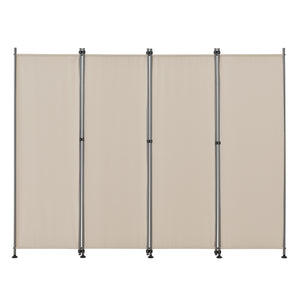 [pro.tec]® Indsynsbeskyttelse - 4 paneler - 215x170cm - pulverlakeret stål - vejrbestandig - i forskellige farver