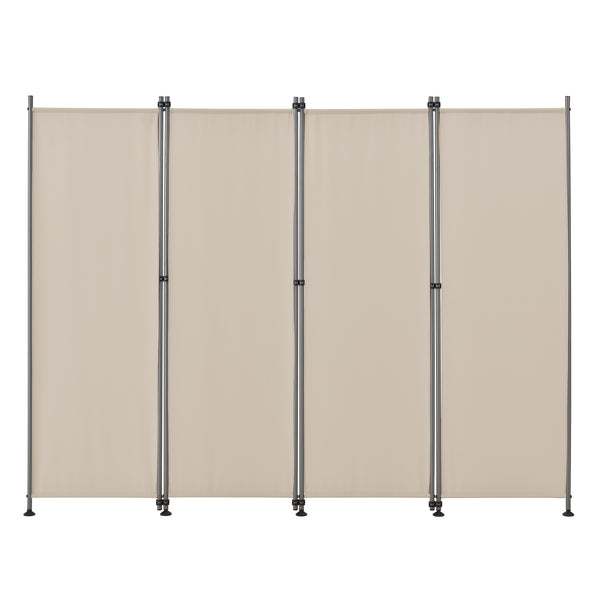 [pro.tec]® Indsynsbeskyttelse - 4 paneler - 215x170cm - pulverlakeret stål - vejrbestandig - i forskellige farver