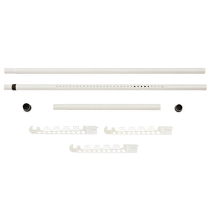 [en.casa]® Teleskopisk tøjstativ - justerbar - 110-305x30cm - hvid