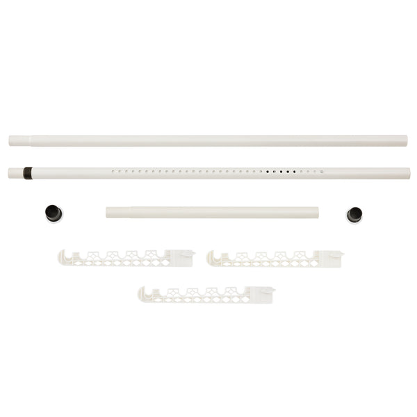 [en.casa]® Teleskopisk tøjstativ - justerbar - 110-305x30cm - hvid