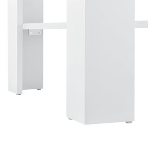 [en.casa]® Sofabord Nice - 60x60x40cm - MDF - hvid