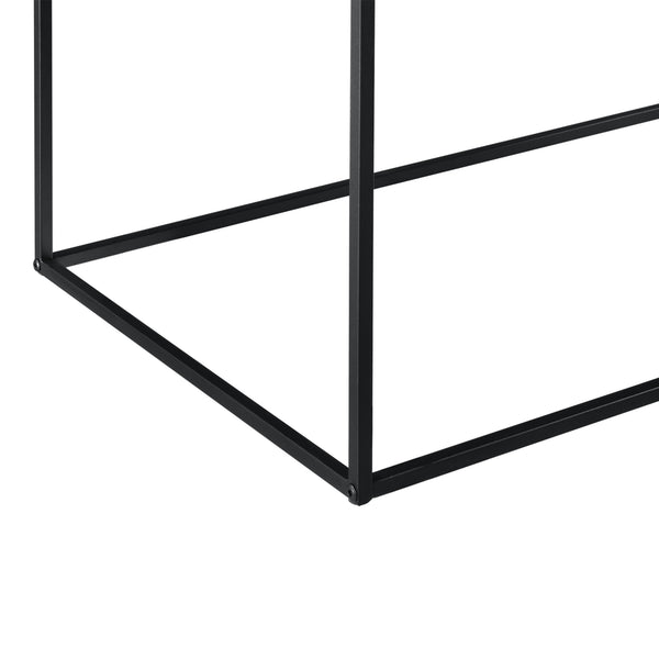 [en.casa]® Sidebord - aflastningsbord - metal - ridsefast - sort - vælg model