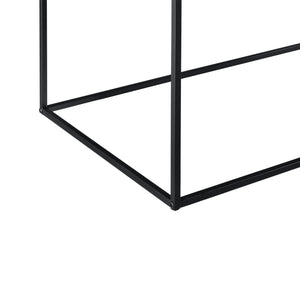 [en.casa]® Sidebord - aflastningsbord - metal - ridsefast - sort - vælg model