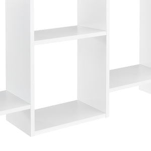 Væghylde Jessheim 161x18x65 cm Hvid en.casa