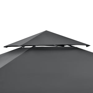 Grillpavillon Parga 250x241x151cm mørkegrå en.casa