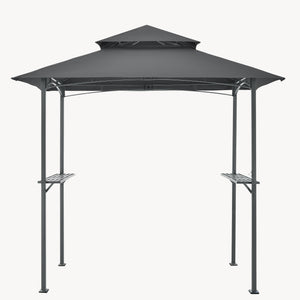Grillpavillon Parga 250x241x151cm mørkegrå en.casa