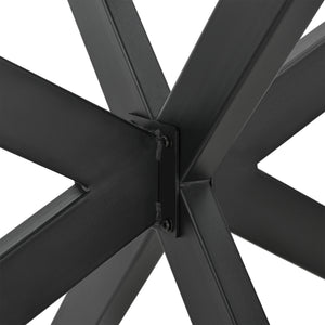 Oberau bordstel 150x78x71 cm sort [en.casa].