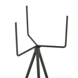 Plantestativ Lasne sæt af 2 metal sort beige en.casa