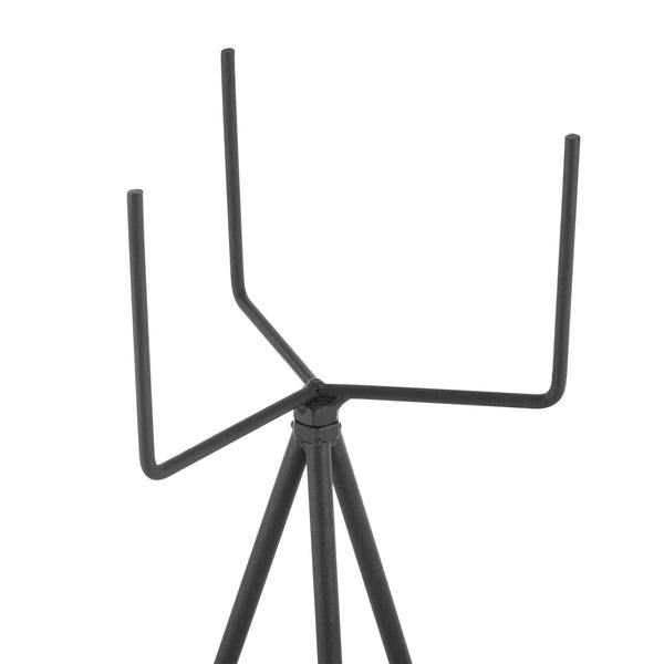 Plantestativ Lasne sæt af 2 metal sort beige en.casa