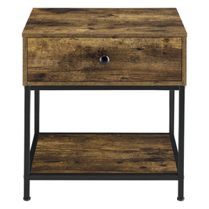 Sidebord Bjuv 45x39x49cm Mørkt træ en.casa