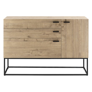Skænk Hylte 115x40x79cm egetræslook en.casa