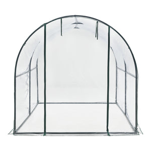 Drivhustunnel Grünwald 200x300x190cm PVC Transparent [en.casa]