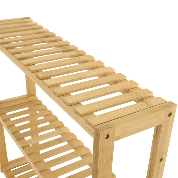 Bambushylde Örnsköldsvik 60x15x54cm naturtræ [en.casa].