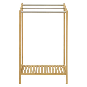 Bambus håndklædestang Kautokeino 51x31x85 cm [en.casa].