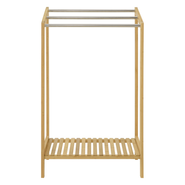 Bambus håndklædestang Kautokeino 51x31x85 cm [en.casa].