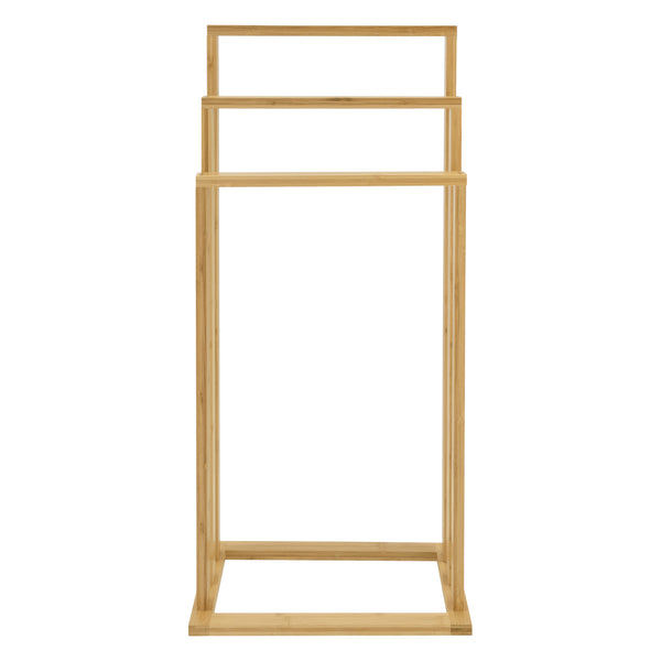 Bambus håndklædestang Rana 40x24x82 cm [en.casa].