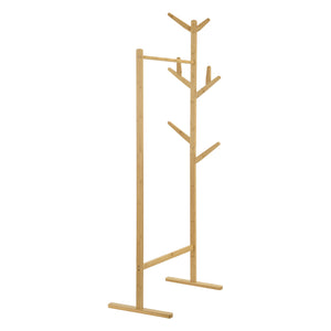 Bambus knagerække Nordreisa 65x40x170cm [en.casa].