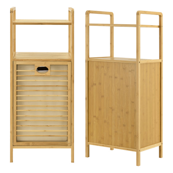 Vasketøjsstativ i bambus Rendalen 40x30x95 cm [en.casa].